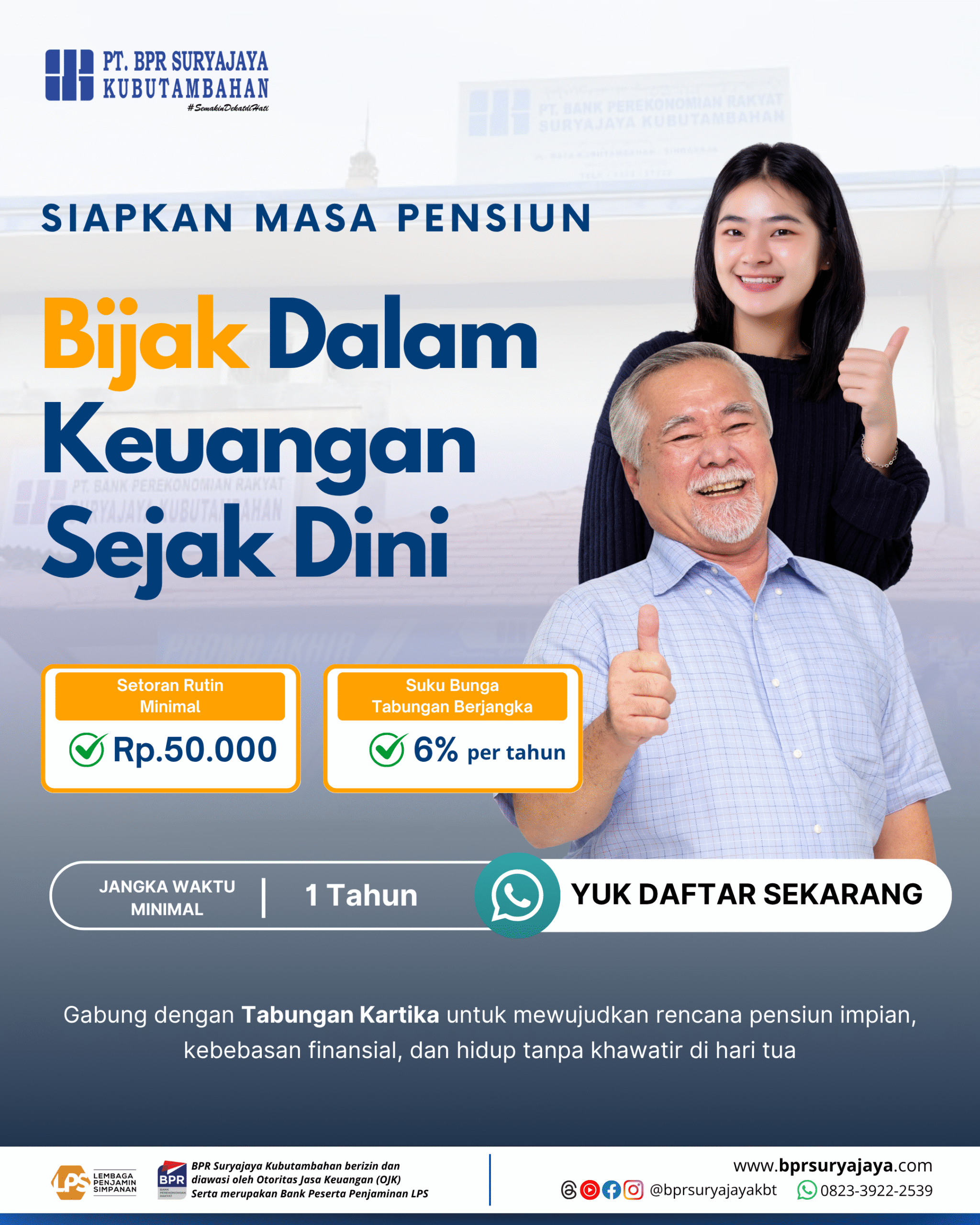 Tabungan Kartika: Solusi Cerdas untuk Persiapan Pensiun dari Sekarang 1 Bijak Dalam Keuangan Sejak Dini